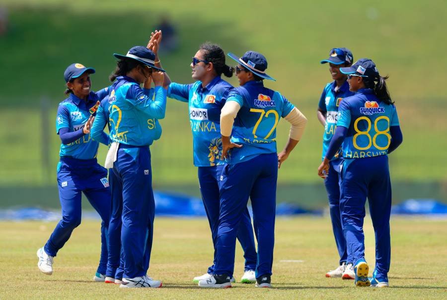 Sri Lanka Women cricket team preparing for the ICC Women's T20 World Cup 2026 tournament.